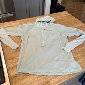 Pataonia Women's Airshed Pro Pullover Wispy Green Medium Running Packable